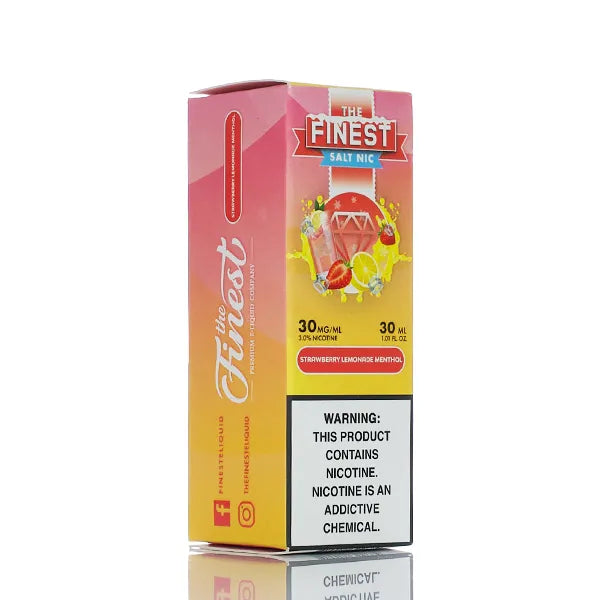 The Finest E-Liquid Salt Nic Strawberry Lemonade Menthol 30ml | Pod Juice The Finest E-Liquid Salt Nic Strawberry Lemonade Menthol 30ml | Pod Juice