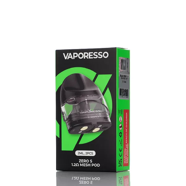 Vaporesso Zero S Replacement Pods | Vape Re-Fillable Pod Vaporesso Zero S Replacement Pods | Vape Re-Fillable Pod