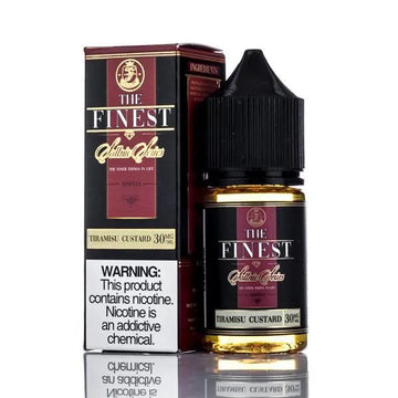 Finest E-Liquid Nicotine Salt E Liquid Finest E-Liquid Salt Nic Series - Tiramisu Custard - 30ml