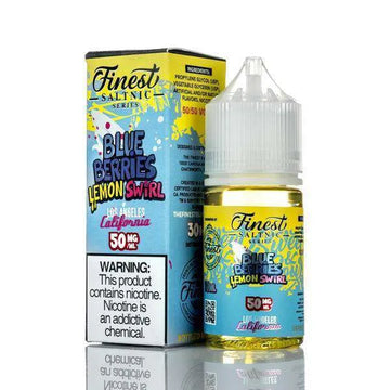 Finest E-Liquid Nicotine Salt E Liquid The  - 50mg Finest SaltNic E-Liquid - Blueberry Lemon Swirl - 30ml