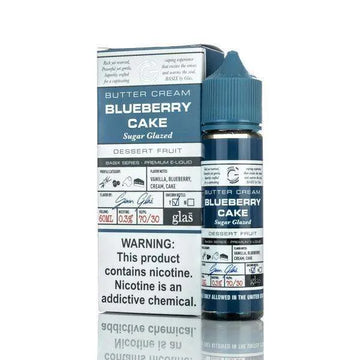 Glas E Liquid E Liquid 0mg Glas Basix E-Liquid - Blueberry Cake - 60ml
