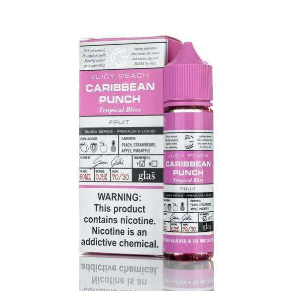 Glas E Liquid E Liquid 0mg Glas Basix E-Liquid -Caribbean Punch - 60ml