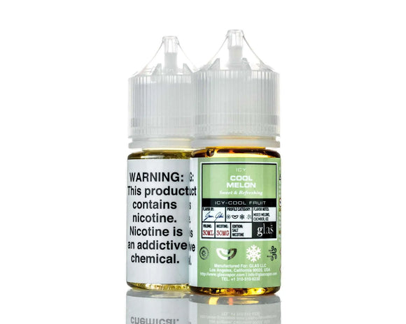 Glas E Liquid Nicotine Salt E Liquid 30mg Glas Basix Salt Nic E-Liquid - Cool Melon - 30ml