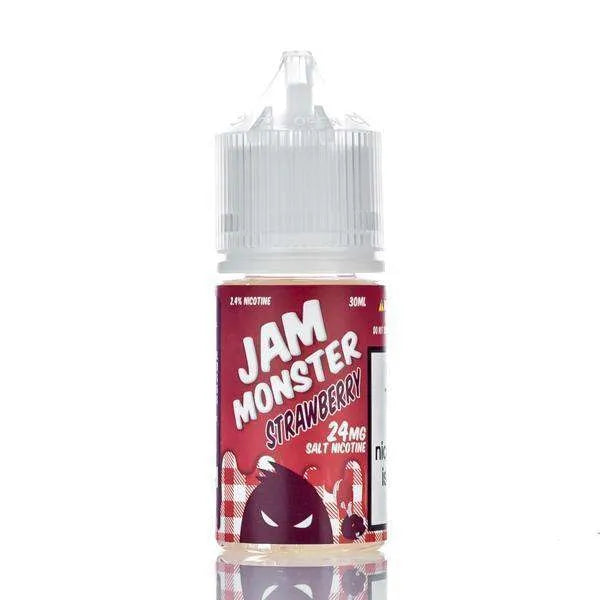 Jam Monster E-Liquid Nicotine Salt E Liquid 24mg Jam Monster Salts - Strawberry Jam - 30ml