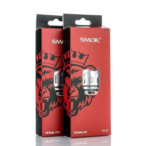 SMOK Replacement Coil SMOKtech TFV8 Baby Beast Replacement Coil - Pack of 5 - 0.15 ohm V8 Baby X4 Replacement Coils SMOK TFV8 Baby Beast Replacement Coil