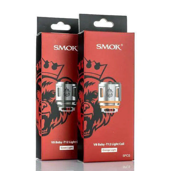 SMOK Replacement Coil SMOKtech TFV8 Baby Beast Replacement Coil - Pack of 5 - 0.15 ohm V8 Baby X4 Replacement Coils SMOK TFV8 Baby Beast Replacement Coil
