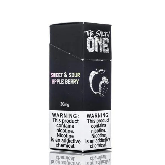 The One E-Liquid Nicotine Salt E Liquid The Salty One - Sweet and Sour Apple Berry - 30ml
