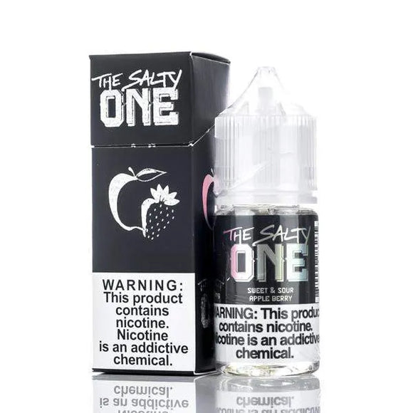 The One E-Liquid Nicotine Salt E Liquid The Salty One - Sweet and Sour Apple Berry - 30ml