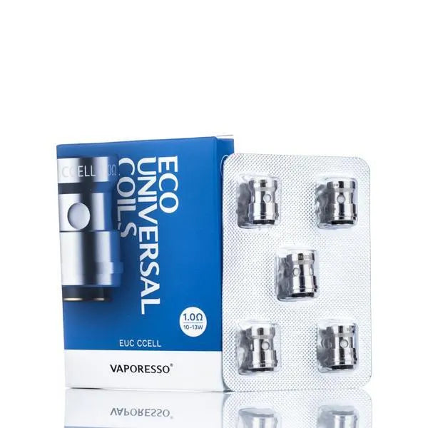 Vaporesso Replacement Coil Pack of 5 - 1.0 ohm Ceramic Vaporesso EUC CCell Replacement Coil