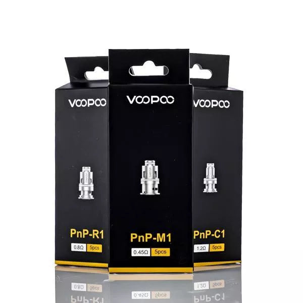 VooPoo Replacement Coil Pack of 5 - 1.2 ohm PnP C1 VooPoo PnP Replacement Coils